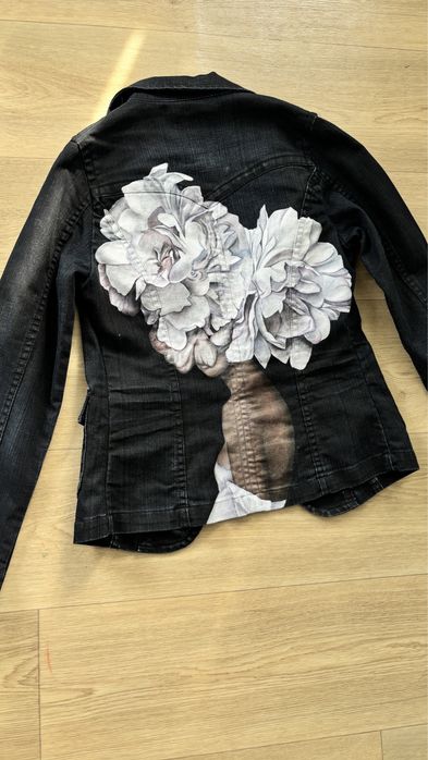 Джинсовка с росписью