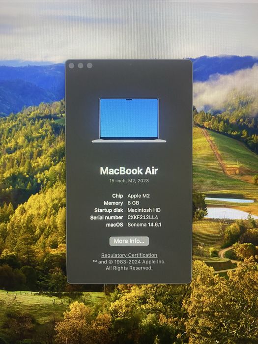 Apple MacBook Air 15 Inch M2 2023 8Gb 512 Garantie