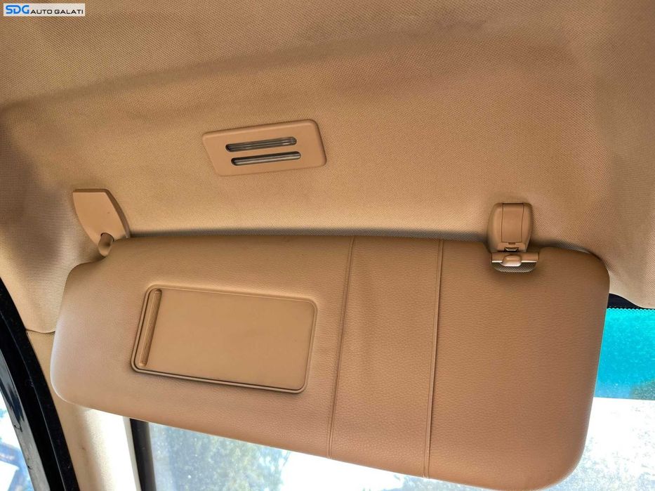 Parasolar Stanga Sofer Piele Crem BMW Seria 5 E60 E61 2003 - 2010 [1723]