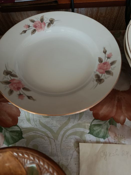 Столовый сервиз советский, тарелки Япония глубокие