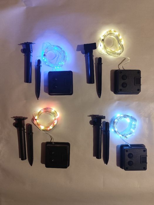 LED соларни коледни градински лампи
