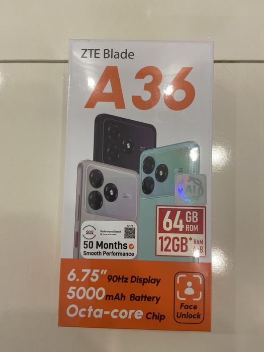 Продается телефон ZTE Blade A36