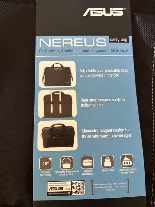 Geantă Laptop ASUS Nereus (16") – Nouă, Originală