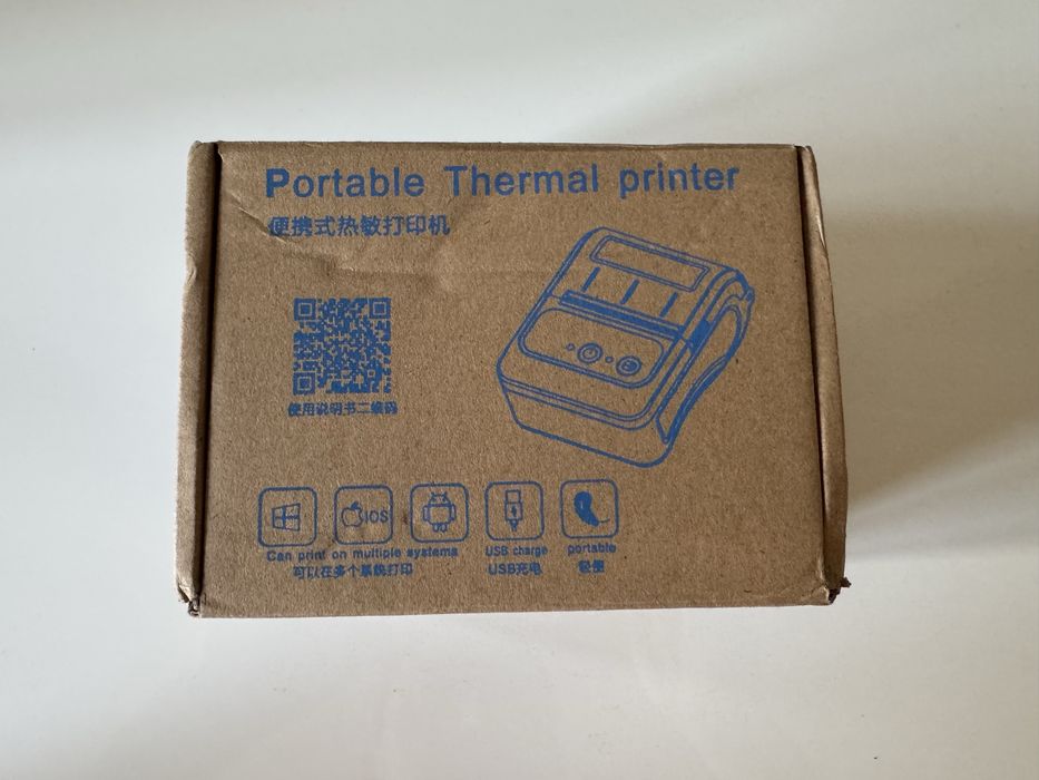 Портативный чековый термо принтер