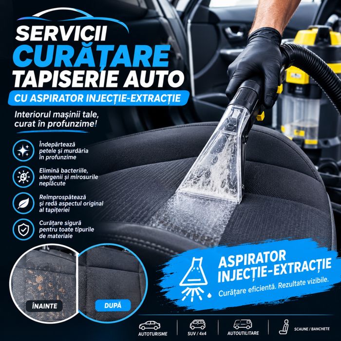 Servicii Curatenie  /curatare tapiserie auto Constanta /mamaia /navodari
