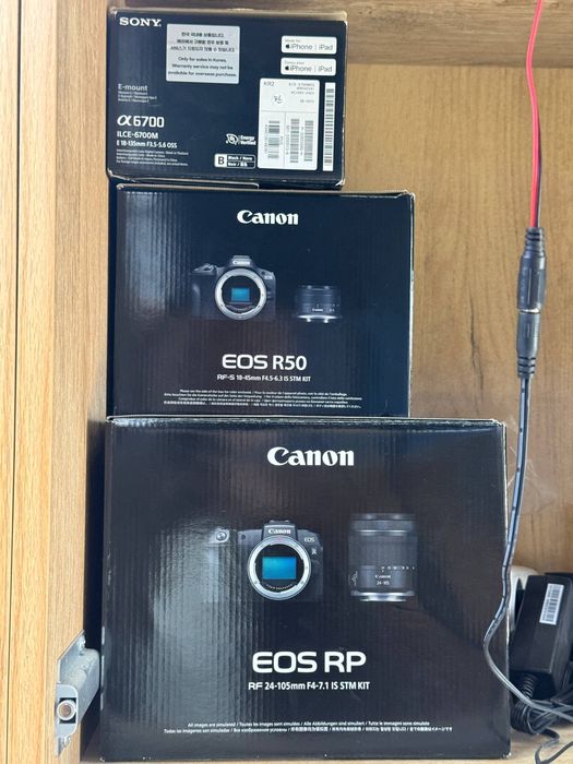 Canon EOS RP 4K RF 24-50mm IS STM professional fotoapparat | Sony