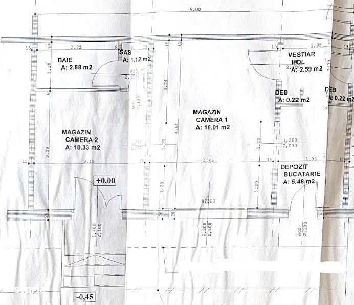 Spatiu comercial/birou, 38 mp, zona Micro III - Turda