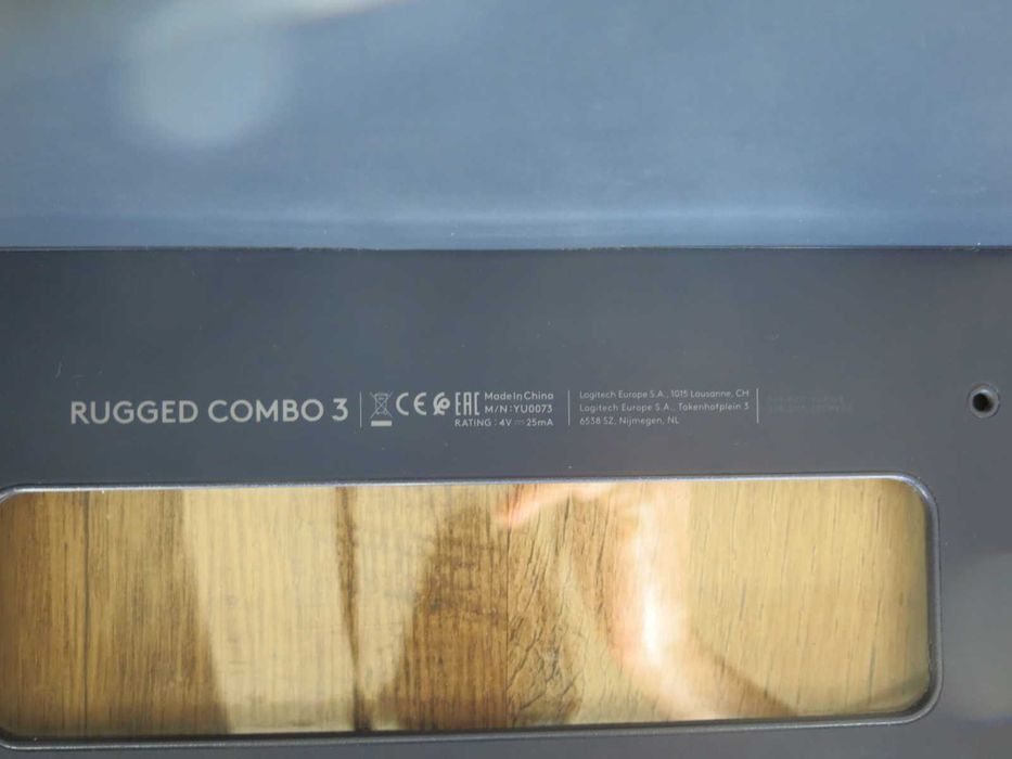 Клавиатура Logitech Logicool Rugged Combo 3, QZERTY, Синя