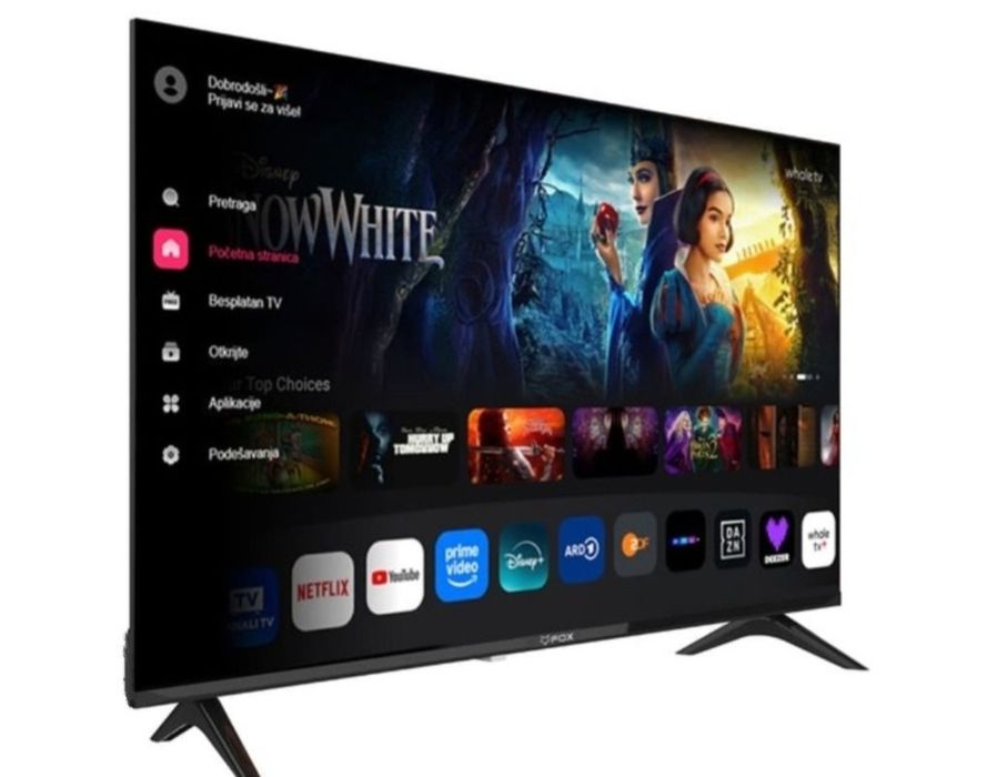 Телевизор smart tv, android, WiFi, 43''