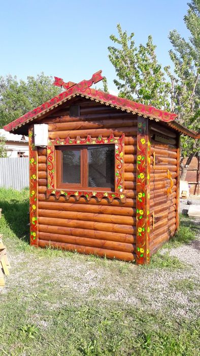 Дом, избушка, сторожка, бытовка. Дерево 100%