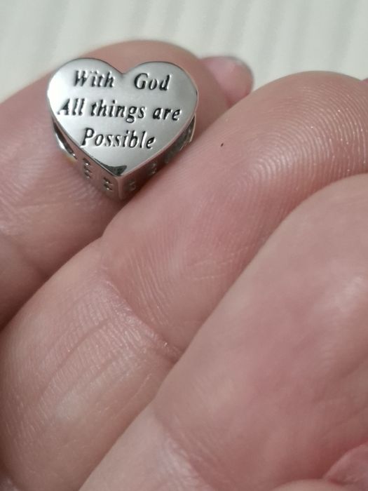 Pandantiv argint inimă cu cruce