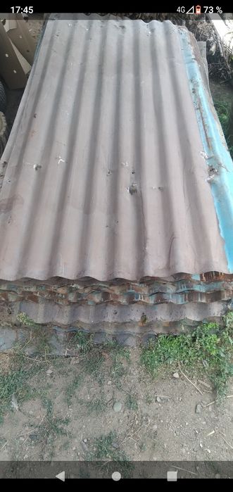 Забор, листы, хороший металл