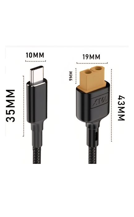 XT60 - XT60  5метров 20 А