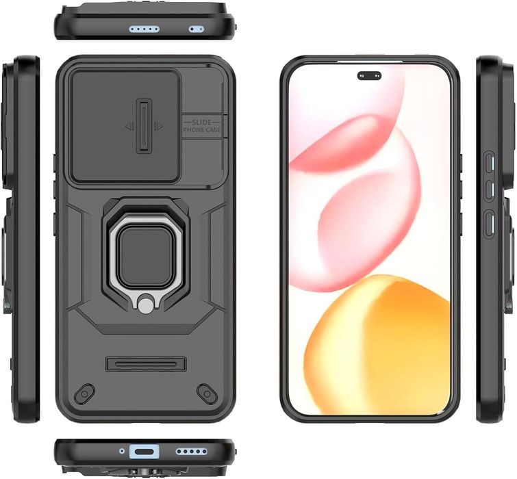 Удароустойчив Кейс RingCase с Капак за Honor 400 Pro / Lite Magic7 Lit