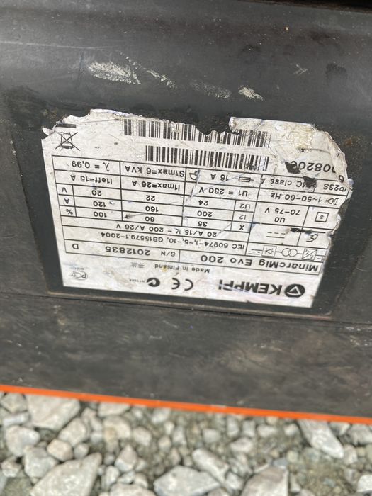 Aparat de sudura KEMPPI MinarcMig Evo 200