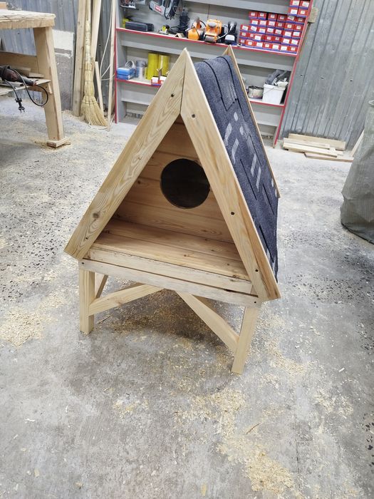 Уличный домик для кошки