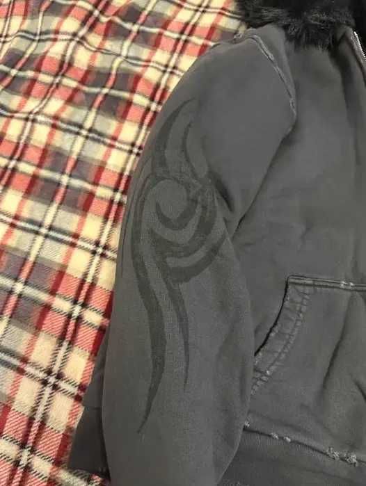 Balenciaga FW24 Embroidered Dragon Hanorac Slim Fit Marime M