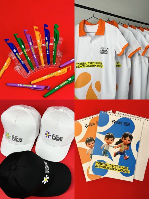 Полиграфия Визитки Каталог Блокноты Ручки Пакеты Часы