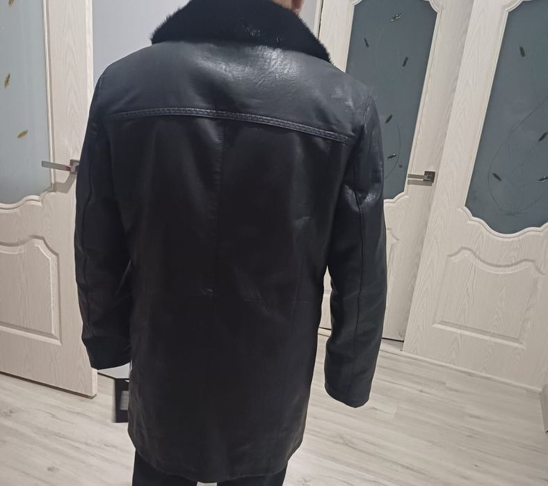 Дублёнка кожанный