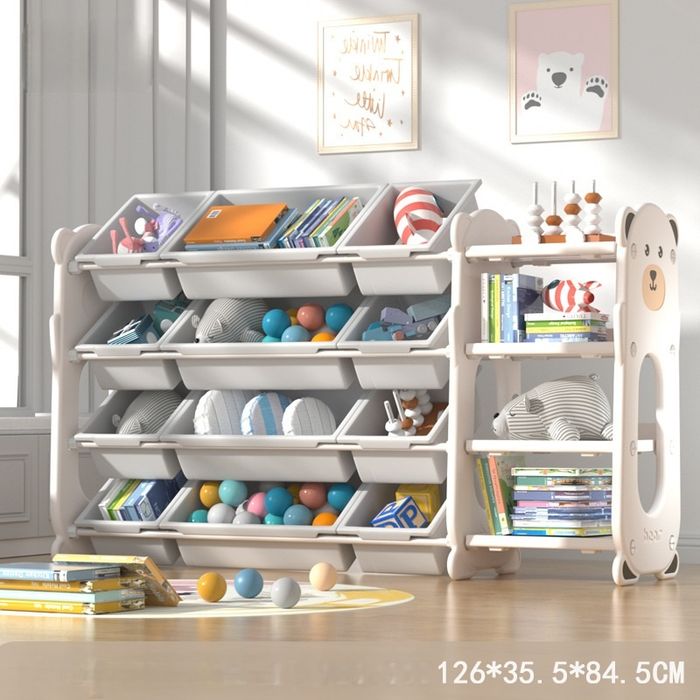 Стеллаж комод для игрушек и книг