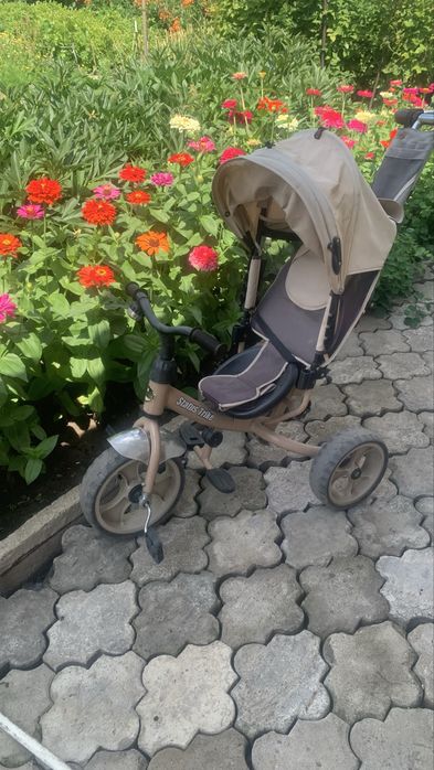 Детский велосипед коляска