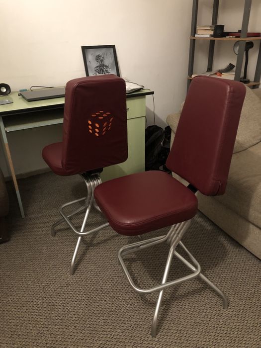 2 Scaune de Bar sau Birou Ultra-Solide – Model Robust - Mobexpert