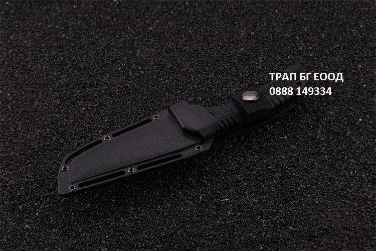 Нож за оцеляване, лов, тактически ФУЛ ТАНГ с полимерна кания !