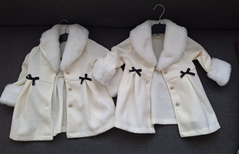 Бяло палтенце за принцеса един брой