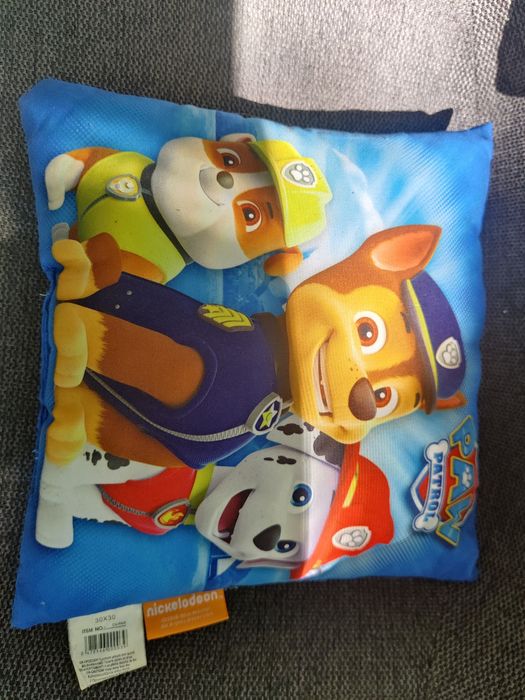 Pernă decorativă copii 30x30, Pawn Patrol,stare bună!