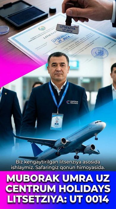 Centrum Holidays Umra Safariga Bilet Bektemir Muborak Umra Tur Paket