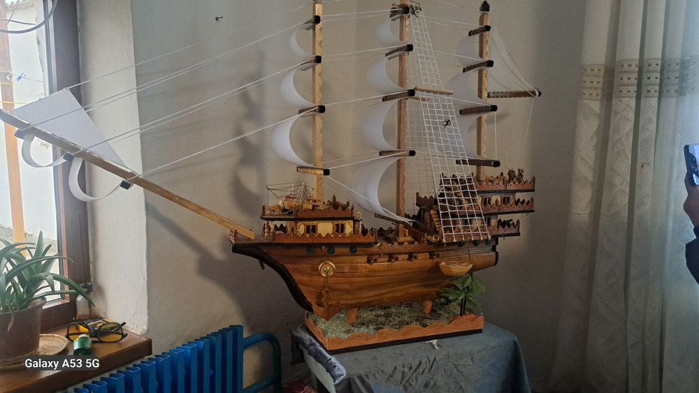 Корабль ручная работа