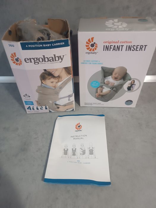Раница и вложка за новородено Ergobaby