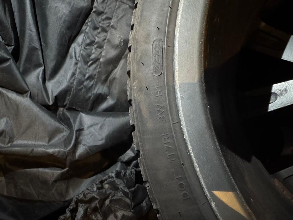 Jante Skoda RS 5x112 pe 18 Anvelope iarna hankook 225/40/18 DOT 2222