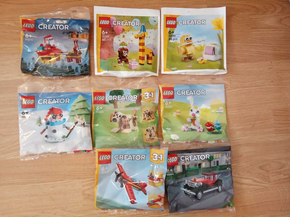 Colectie seturi Lego Creator noi si sigilate, diverse marimi