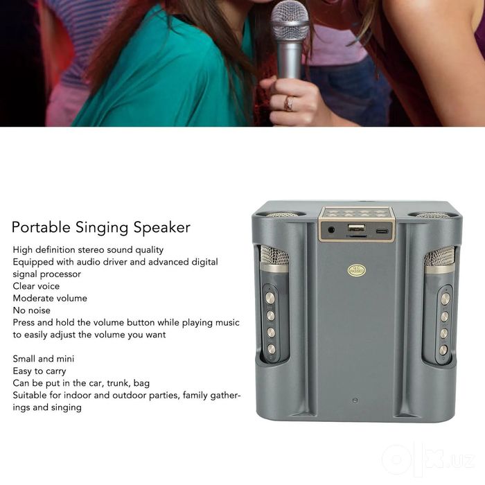 Портативная блютуз колонка bluetooth speaker