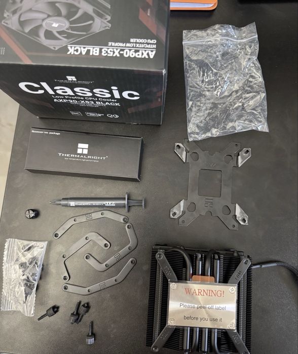 Cooler Procesor Low Profile/ Mini-ITX - THERMALRIGHT AXP-90 X53 BLACK