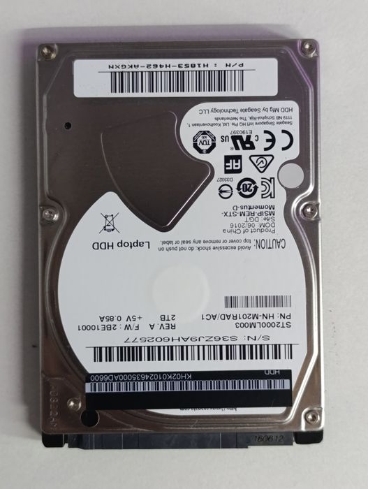 Hdd 2tb 2.5 inch pentru laptop hdd extern , pc