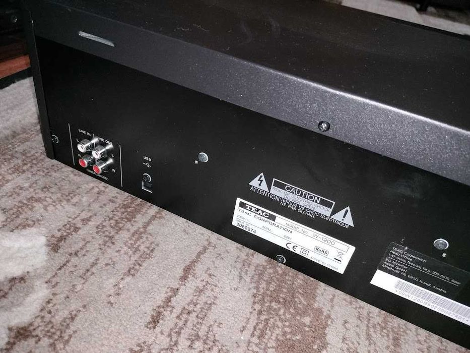 Vand deck TEAC W1200,casetofon deck