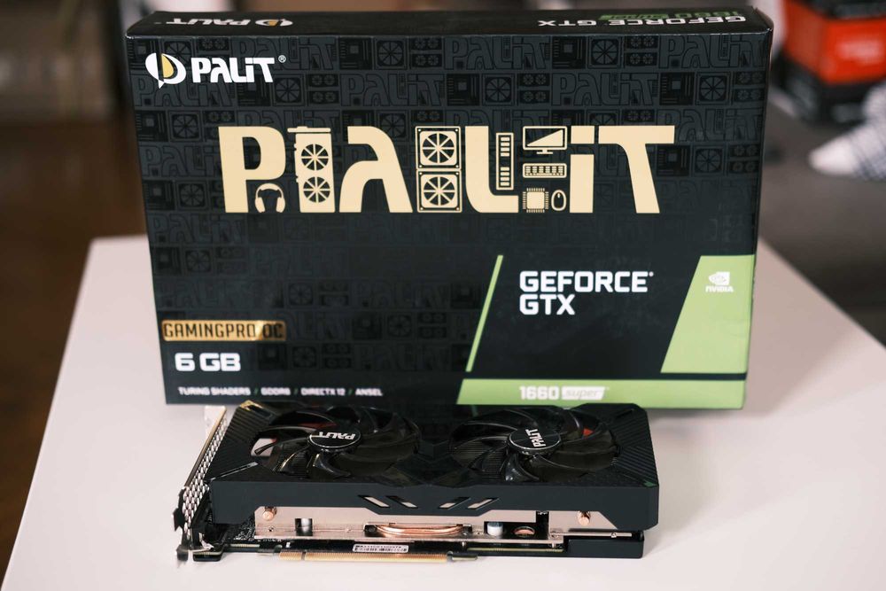 PALIT - Geforce GTX 1660 Super OC 6gb, 192 bit [Състояние: Като ново]