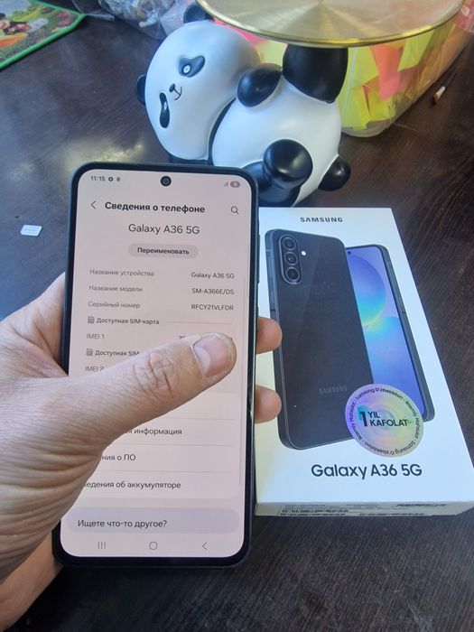 Samsung A36. 6/128 GB. 100% Radnoy Umuman Kamchiligi yòq