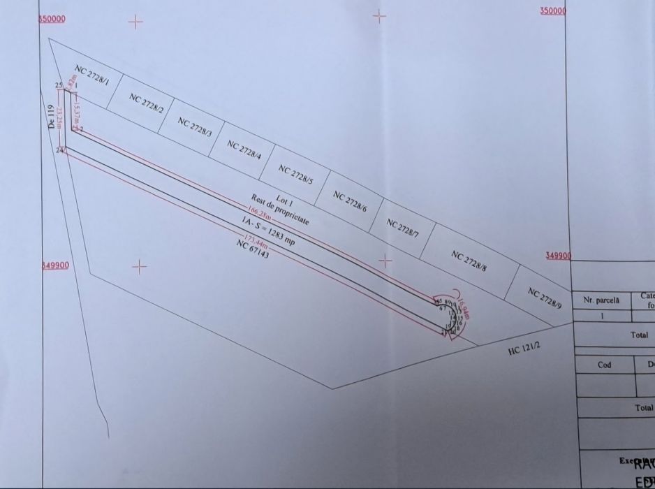 Parcele 500 - 800 mp Balotesti Lahovari