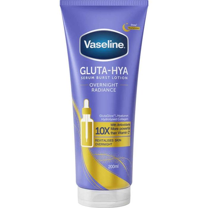 Vaseline Gluta-Hya Lotiune de corp Overnight Radiance / Flawless / Dewy Radiance, 200 ml