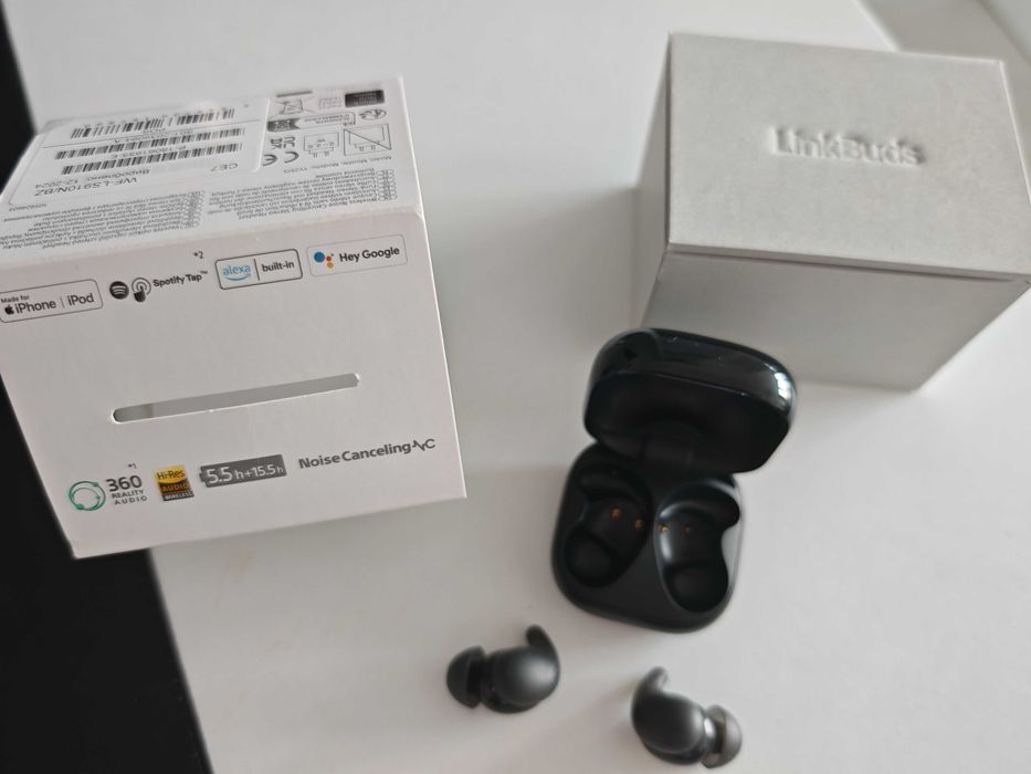 Безжични слушалки Sony LinkBuds Fit (WF-LS910N) - ANC, Bluetooth 5.3, Черни