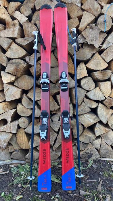 Skiuri cu legäturi, copii WEDZE Boost500 L 140 impecabile prima mână