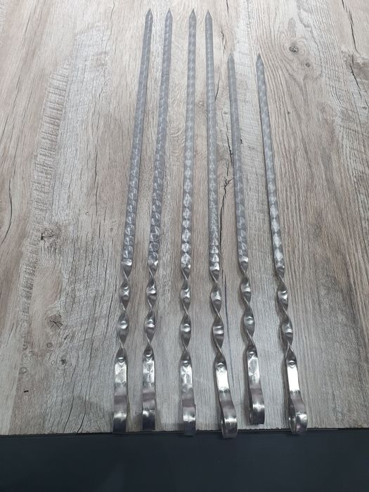 Шампур из нержавейки с узором