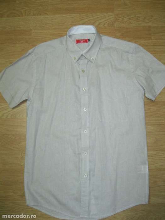 Camasa din in pentru barbati (maneca scurta)