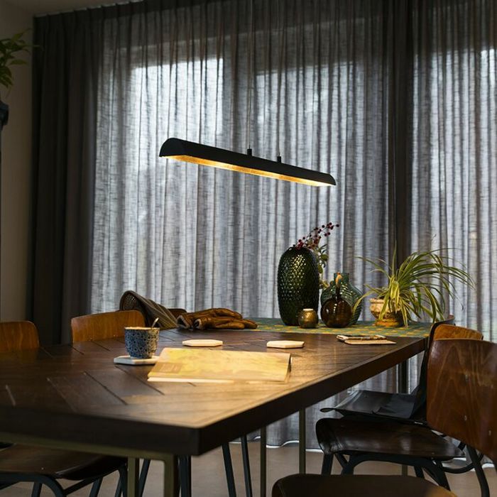 Lampa suspendata gold și rose gold