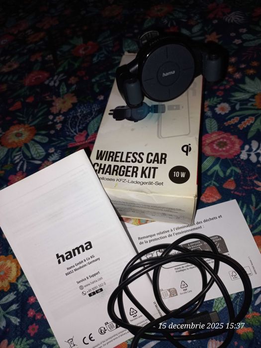 Set de incarcare auto fara fir