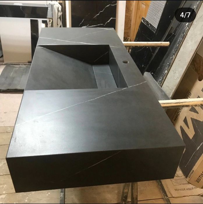 Изготовления раковины из керамогранита