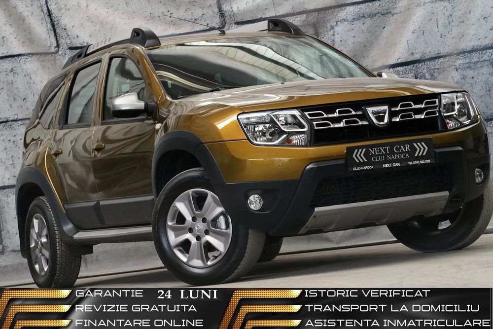 Dacia Duster GARANTIE 24 LUNI*RATE*Distributie*4x4*Navi*Piele*Camera*Incalzire